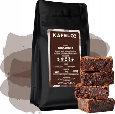 Produktbild von KAFELOV | Gemahlene Kaffee BROWNIE - 250 g - Frisch geröstete Arabica - Schokoladiger Genuss