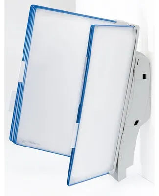 Produktbild von Wandsichttafelsystem Design A4 mit 10 Sichttafeln blau