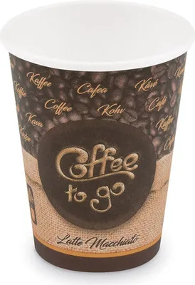 Produktbild von 50x Kaffeebecher L 'Coffee To Go' Latte Macchiato Melange 350ml 420ml