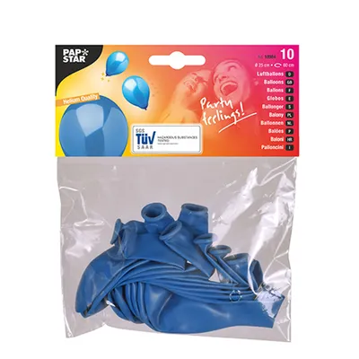Obrázok produktu pre PAPSTAR  18984 PAPSTAR Luftballons, Durchmesser: 250 mm, blau