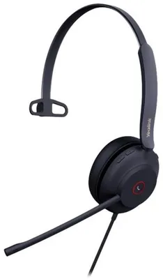 Produktbild von Yealink UH37 Mono UC USB-C/A Headset, Kabelgebunden, 20 - 20000 Hz, Büro/Callcenter, 96,5 g, Kopfhörer, Schwarz