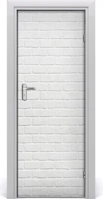 Produktbild von Tulup Türaufkleber 75x205 cm Dekorative Aufkleber Selbstklebend Wasserdichte Tapete Abnehmbar Schlafzimmer Wohnzimmer Wohnkultur - Ziegelwand