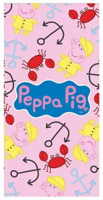 Produktbild von Peppa Pig Handtuch Strand Badetuch 70x140cm Peppa Wutz