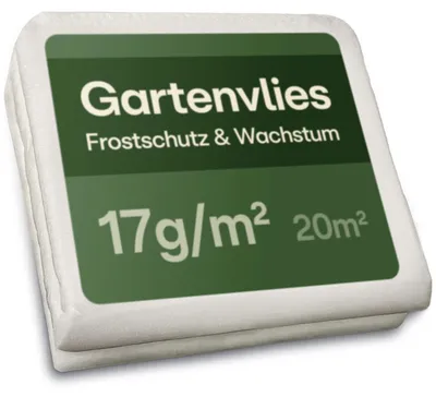 Productafbeelding van 20 vierkante meter tuinfolie voor planten, afmetingen 2 x 10 meter - 17 gram per vierkante meter
