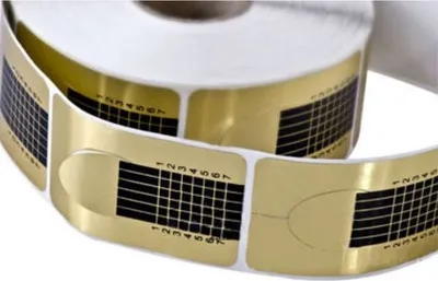 Immagine prodotto di Sagome professionali per la modellazione delle unghie in oro quadrate 500 pezzi