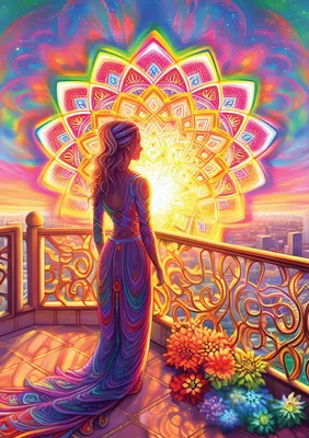 Imagen del producto de Rompecabezas artístico "Atardecer Divino" - 1000 piezas