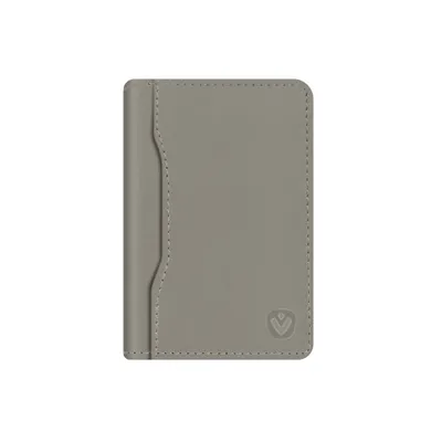 Productafbeelding van Valenta Leather Card Wallet Snap Grey