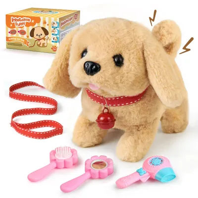 Image de Jouet pour chien interactif pour enfants, animal de compagnie électronique en peluche