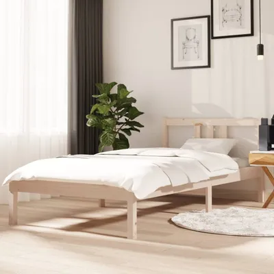 Image de Maison Exclusive - Lit en bois massif 90x190 cm