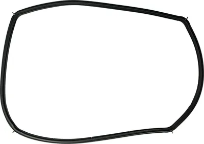 Produktbild von vhbw Türdichtung kompatibel mit Siemens HB33RB550/45, HB33R1540S/61, HB33LB550J/45, HB33LB550/45, HB33GU550/45 - 45,5x33x1 cm, Mit Winkelhaken Schwarz