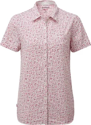 Produktbild von Craghoppers Nosilife Tayma Kurzarmhemd Rosa 10 Damen Rosa 10
