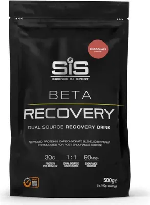 Produktbild von SIS Beta Recovery (500g) Chocolate - Intra- & Post-Workout - Post-Workout