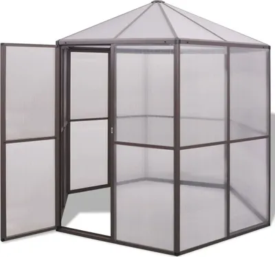 Obrázok produktu pre Skleník, hliník 240x211x232 cm