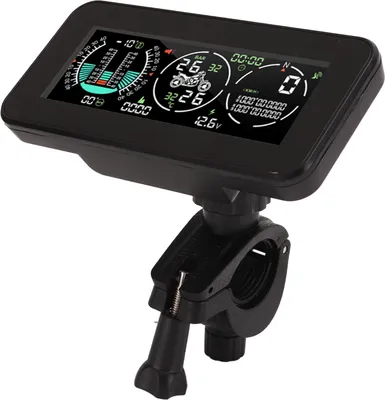 Image de Moniteur de pression des pneus -Gradiomètre GPS -HUD -Affichage avec 2 capteurs TPMS externes pour moto