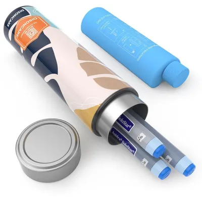 Image de Poche isotherme pour stylos à insuline, autonomie 60 heures, température de 2 à 8°C, glacière de voyage, sac pour diabétiques, avec 2 packs de refroidissement, conforme aux normes TSA