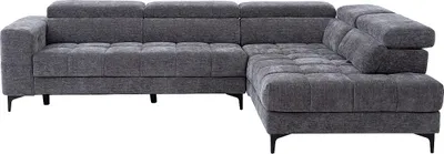 Produktbild von Vente-unique MONISO, Ecksofa, Wohnzimmer, Anthrazit, Grau, 5 Sitz(e), Anthrazit, Grau, 600 kg