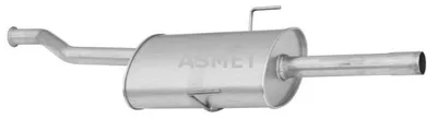 Produktbild von ASMET 10.053 Mittelschalldämpfer Schalldämpfer für RENAULT ESPACE III (JE0)