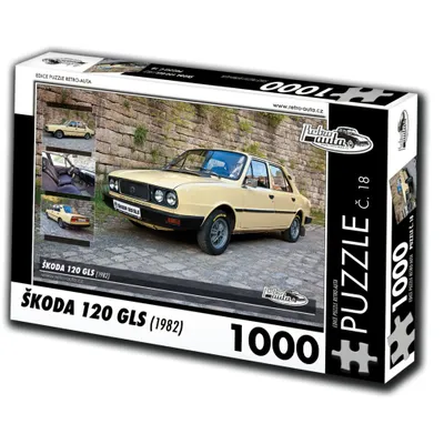 Produktbild von RETRO-AUTA Puzzle Nr. 18 `koda 120 GLS (1982) 1000 Teile