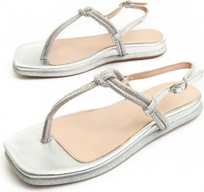 Produktbild von Montevita Flache Sandale Prins2 Silber