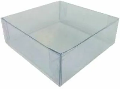 Productafbeelding van Heldere acetaatdoosjes, 8 x 8 x 3 cm