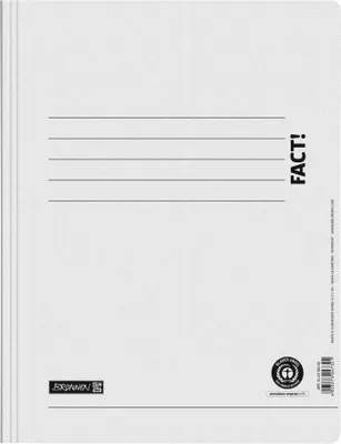 Produktbild von Schnellhefter Fact! A4 Recycling weiß Packung mit 25 Stück