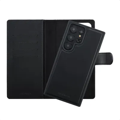 Produktbild von Selencia Olyn Abnehmbare Bookcase mit MagSafe Samsung Galaxy S24 Ultra - Schwarz