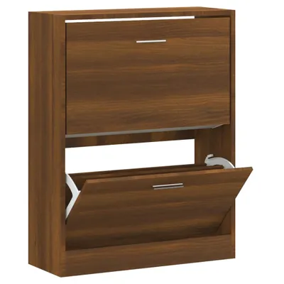 Obrázok produktu pre Botník hnedý dub 63x24x81 cm spracované drevo