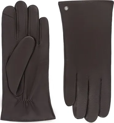 Roeckl klassicher Herren Lederhandschuh Boston Touch in braun