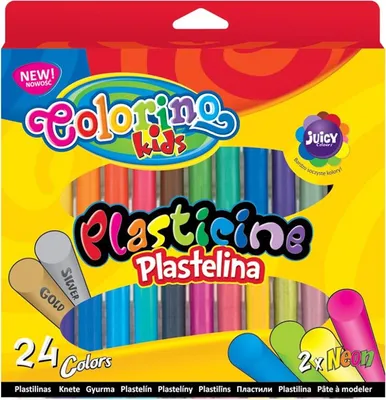 Obrázok produktu pre Detská plastelína Colorino 24 farieb