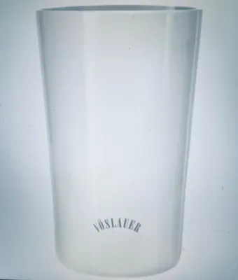Flessenkoeler aus Steingut, 1 Liter, mit Deckel, spülmaschinengeeignet