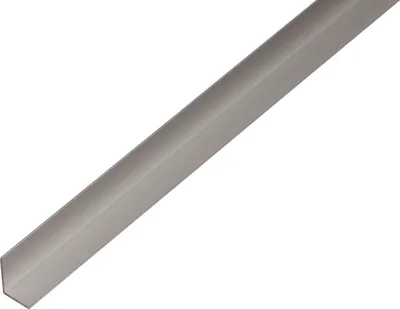 Image de Alberts 029993 Cornière, aluminium, anodisé couleur argent, 1000 x 9,5 x 7,5 mm