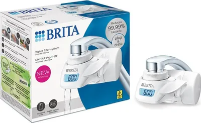 Obrázok produktu pre BRITA 1.2023.0413 Wasserfilter Wasserhahnfilter Silber - Weiß 600 l ontap