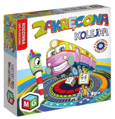 Zdjęcie produktu dla Multigra Gra planszowa Zakręcona Kolejka dla dzieci