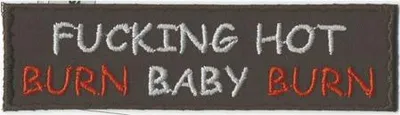 Produktbild von Aufnäher - Fucking Hot... - 04189 - Gr. ca 10,5 x 3 cm - Patches