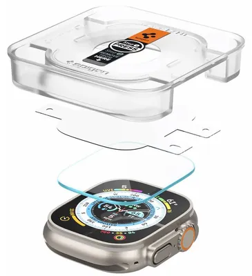 Produktbild von Spigen AGL05556, Displayschutz, Smartwatch, Transparent, Apple, Watch Ultra 49mm (2022), Gehärtetes Glas