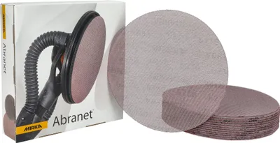 Produktbild von Mirka Abranet Netz-Schleifscheiben Ø 225 mm Klett / Korn P320 / 25 Stk