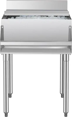Produktbild von Commercial Ice Bin 61.6 L Underbar Ice Bin with Sliding Lid for Kitchens