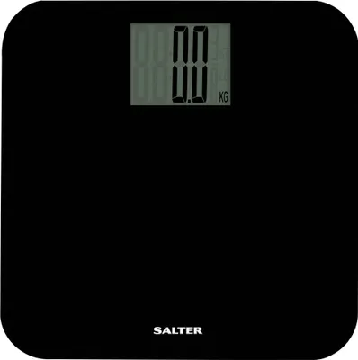 Produktbild von Salter Personenwaage Digital bis 250kg, Körperwaage mit Großer Plattform, Personenwaage Digital mit Step-On-Technologie, Elektronische Badezimmerwaage mit Sofortanzeige, Präzise Gewichtsmessung Schwarz