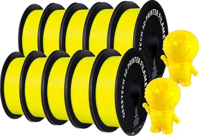 Immagine prodotto di filamento per stampa 3D, 1,75 mm, PETG non tossico, giallo