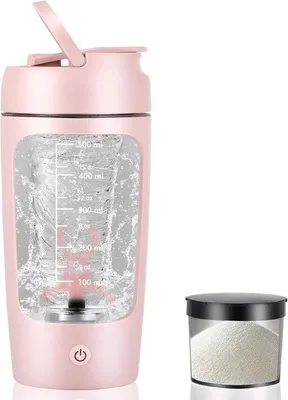 Immagine prodotto di Shaker elettrico per proteine - Shaker automatico per il fitness - Bicchiere sportivo - Shaker elettrico per proteine - Una sferzata di energia per gli sportivi