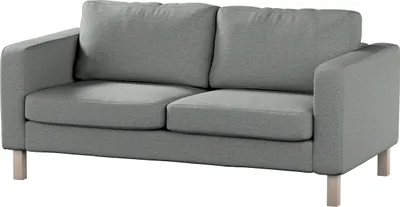 Produktbild von Dekoria Bezug für Karlstad 2-Sitzer Sofa nicht ausklappbar, blau, Sofahusse, Karlstad 2-Sitzer