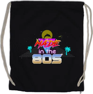 Image de Urban Backwoods The 80s, sac de gym, couleur : noir