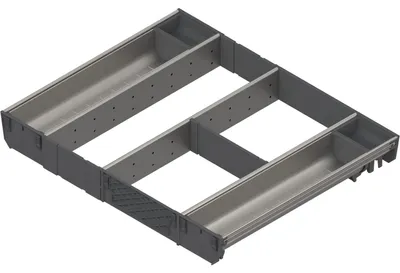 Produktbild von Blum Orga-Besteckeinsatz Facheinteilungs-Set KB 600mm, NL 450mm, grau