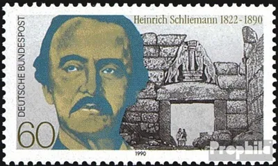 Produktbild von Briefmarken BRD (BR.Deutschland) 1990 Mi 1480 (kompl.Ausgabe) postfrisch 100.Todestag von Schliemann