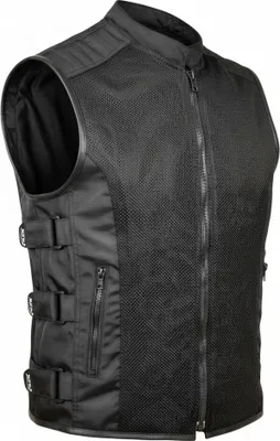 Produktbild von Herren Motorrad Mesh Weste Bikerweste Textilweste Sommer Atmungsaktiv(XL)