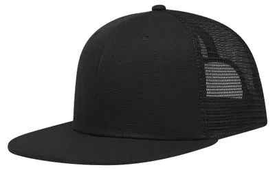 Productafbeelding van L-Merch - Truckerhoed, hoog profiel, model LT1113 (één maat) (zwart)