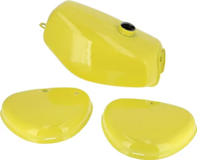 Produktbild von Set: Tank + Seitendeckel, Hellgelb RAL 1016 - für Simson S50, S51, S70