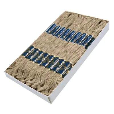 Produktbild von 24 Docken Stickgarn je ca. 8m / Sticktwist 100% Baumwolle Stickerei verschiedene Farbwahl, Farbe :7922 silberbraun