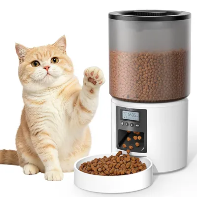 Produktbild von Futterautomat Katze 4L, programmierbar 1–6 Fütterungen, Portionskontrolle