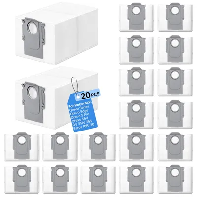 20 Staubsaugerbeutel für Roborock QV 35A, QV 35S, Qrevo S Pro
